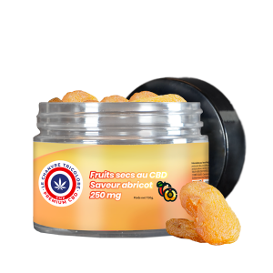 Fruits secs au CBD saveur abricot